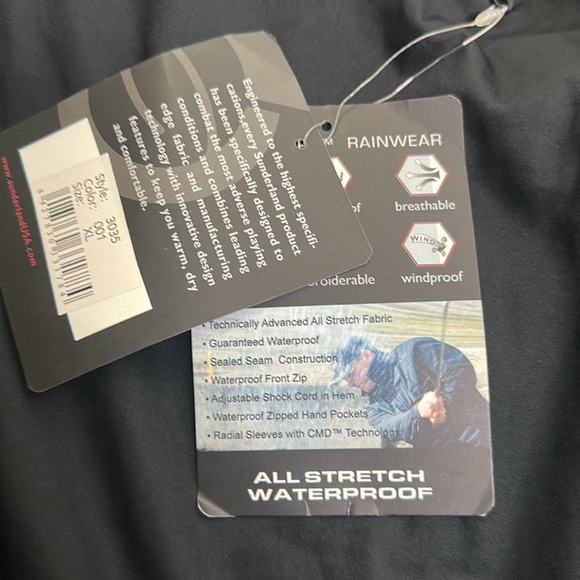 Sunderland of Scotland whisperdry rainwear pants size XL - Picture 5 of 12